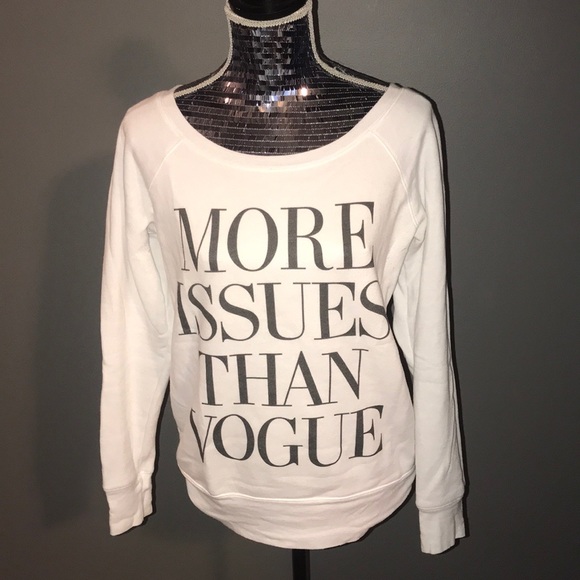 Tops - ⚜️❗️Final Price More issues than Vogue sweatshirt